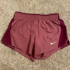 purple nike athletic shorts